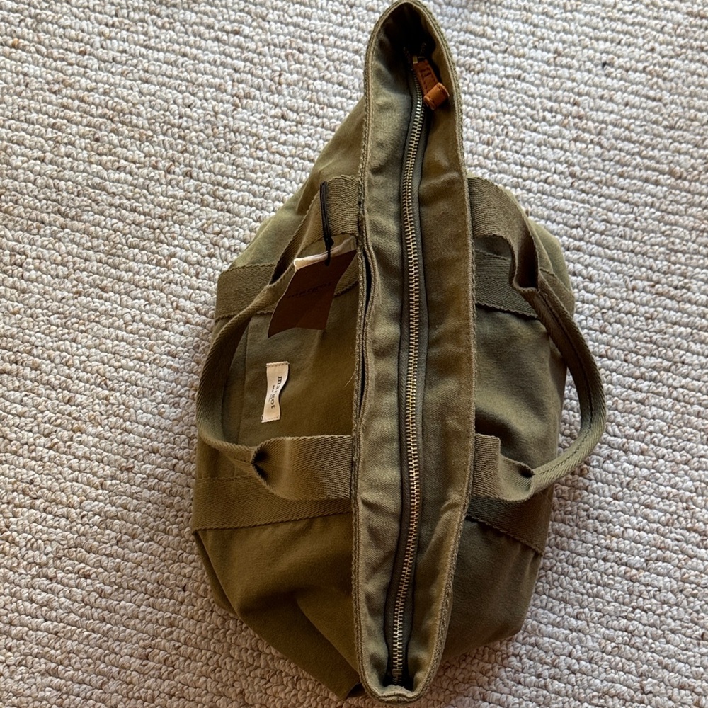 Margot Olive Green Satchel Bag - Picture 5 of 7